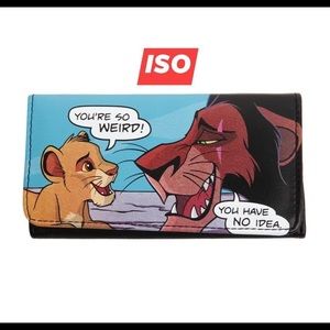 ISO Lion King Loungefly wallet